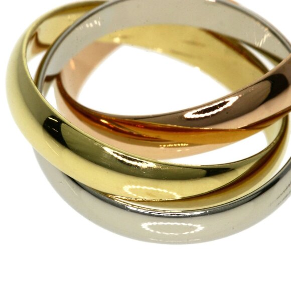 CARTIER 18k Pink Trinity Ring #48 - Picture 8 of 9